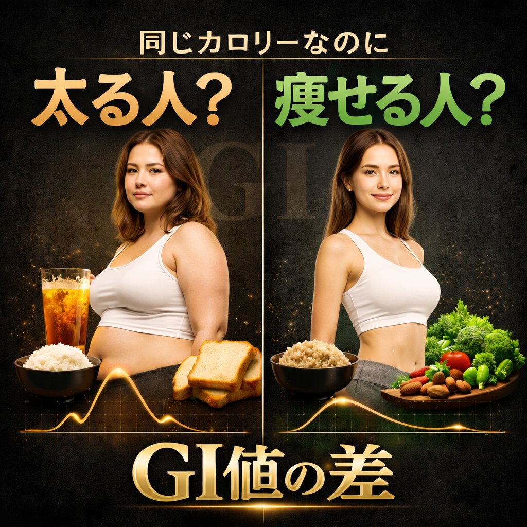 同じカロリーなのに太る人・痩せる人の差は“GI値”だった。